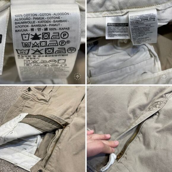 Levis mens Cargo Short sz 32w khaki Paratrooper gorpcore retro - Picture 8 of 12